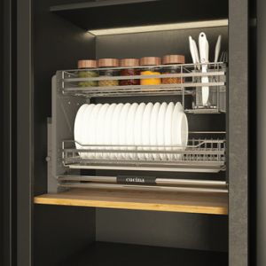 Giá Bát Di Động Lento 800mm Kèm Ống Đựng Đũa Cucina 504.76.137