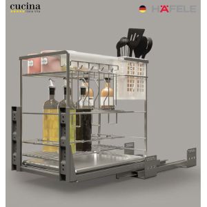Rổ Đựng Dao Thớt Chai Lọ Sonata 300mm Cucina 549.20.013