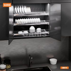 GIÁ BÁT ĐĨA CỐ ĐỊNH 3 TẦNG NAN TRÒN GARIS GB07E