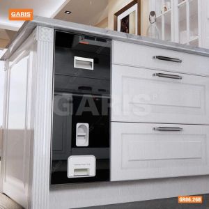 THÙNG GẠO MẶT KÍNH ĐEN 12KG GARIS GR06.25B