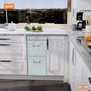 THÙNG GẠO MẶT KÍNH TRẮNG 20KG GARIS GR07.30W