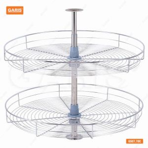 HỆ MÂM XOAY GÓC MỞ 4/4 NAN TRÒN GARIS GS07.70C