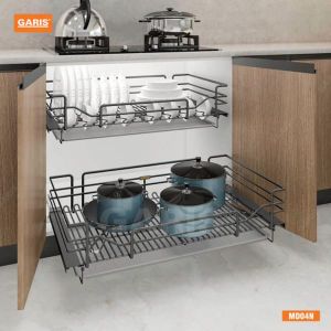GIÁ XOONG NỒI, BÁT ĐĨA NAN QUẢ TRÁM GARIS MD04N