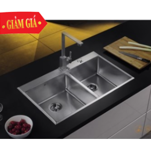 CHẬU RỬA CHÉN BÁT INOX 304 N28-8245