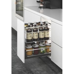 GIÁ GIA VỊ INOX NAN DẸT, PHỦ CROM ROXANA R003 VIP