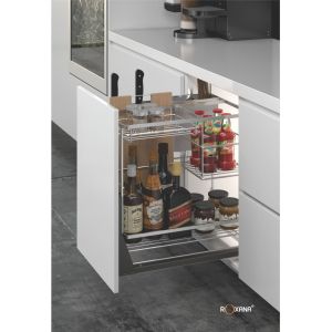 GIÁ DAO THỚT CHAI LỌ INOX NAN DẸT ROXANA R004