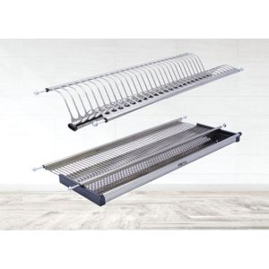 GIÁ BÁT ĐĨA CỐ ĐỊNH CHỮ V, INOX PHỦ CROM ROXANA R012